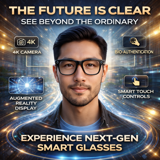 Advanced Smart Glasses with AR & 4K Camera