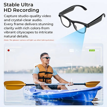Next-Gen Smart Glasses – 4K Camera | AR Display | Touch Control | Stylish & Powerful